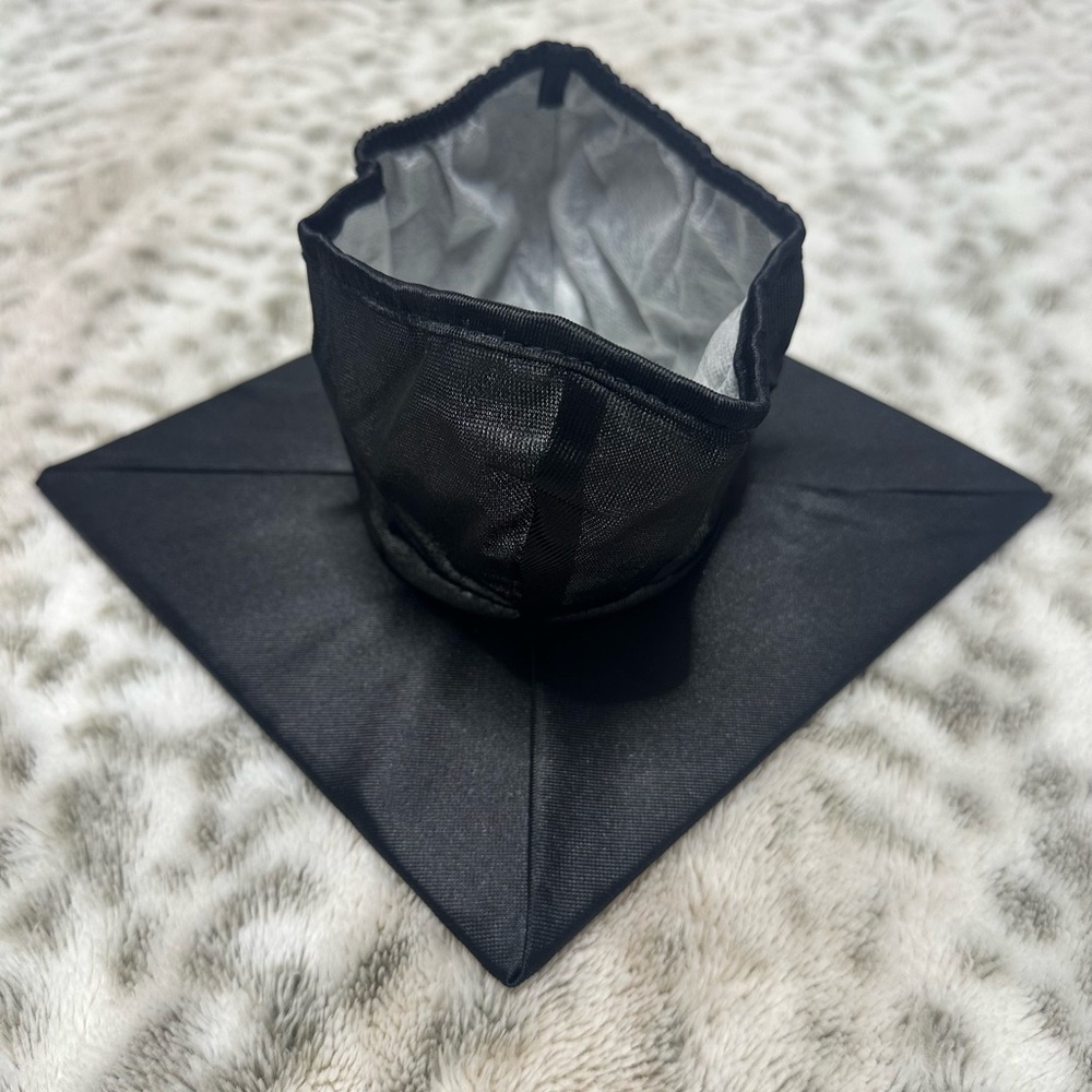 Herff Jones Graduation Cap  Unisex Black 100% Polyester One Size. Used